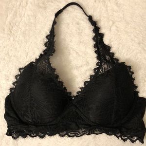 PINK Lace Bralette Lightly Lined